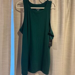 Torrid Green Cut Out Muscle Tee
